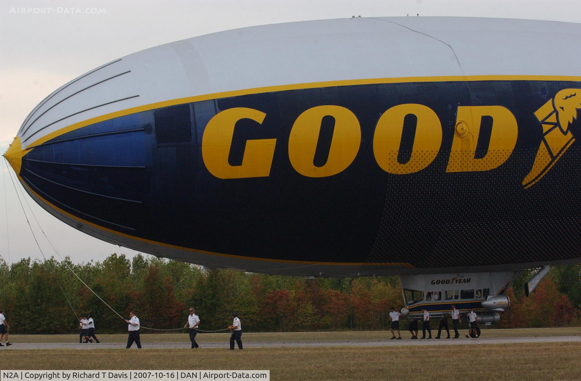 N2A, 1983 Goodyear GZ-20A C/N 4119, Goodyear Airship in Danville Va.