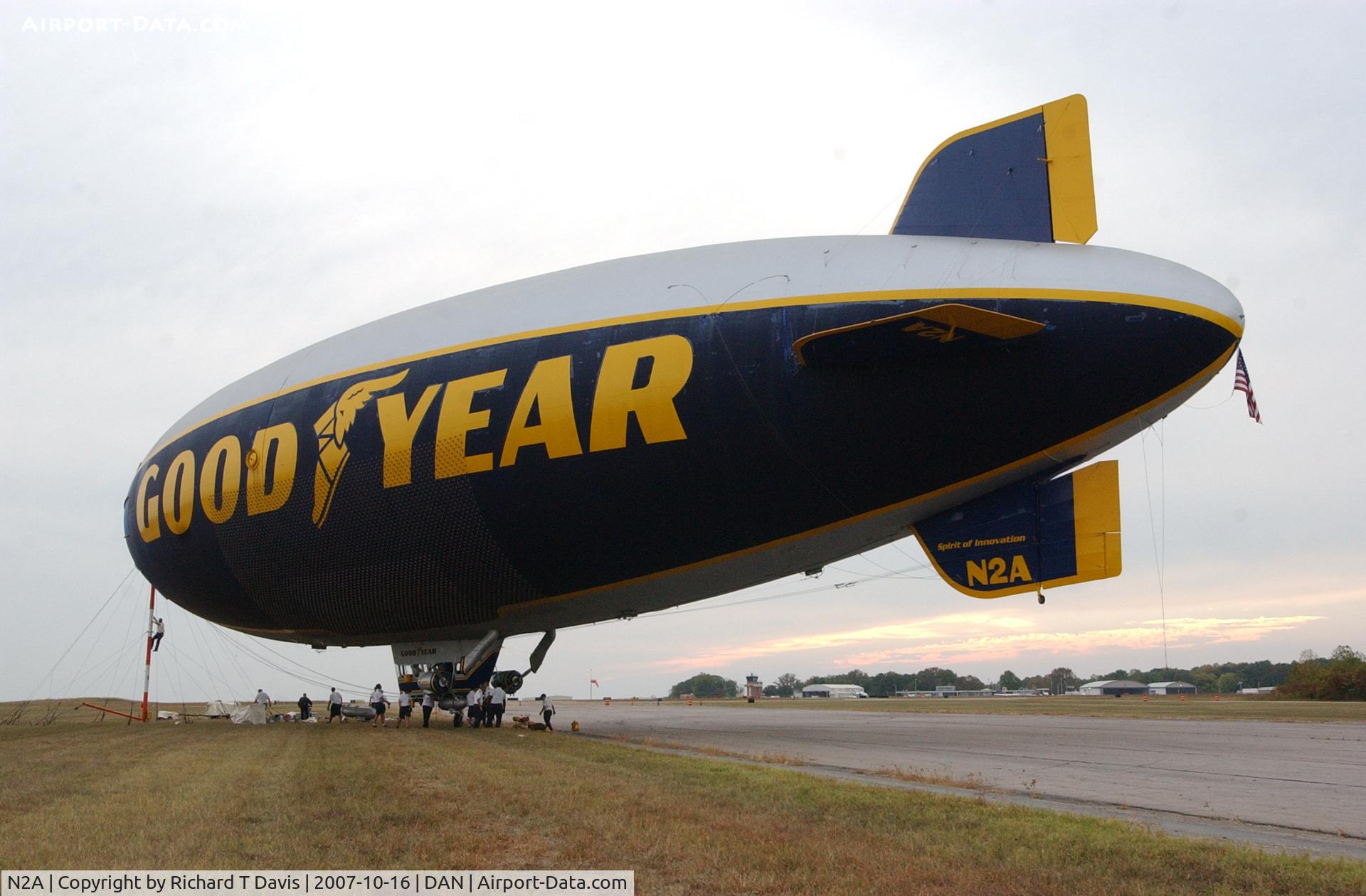 N2A, 1983 Goodyear GZ-20A C/N 4119, Goodyear Airship in Danville Va.