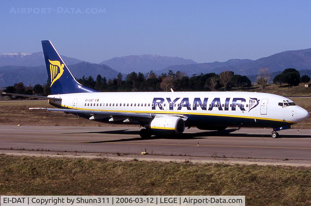 EI-DAT, 2003 Boeing 737-8AS C/N 33554, Taxiing holding point rwy 20 for departure