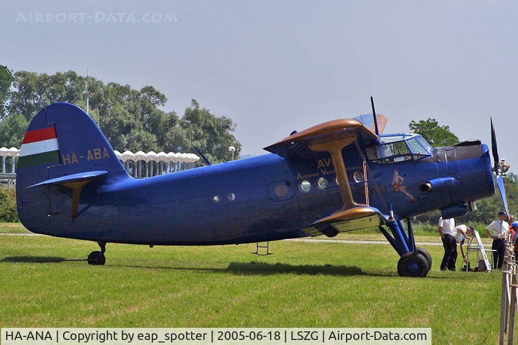 HA-ANA, Antonov An-2 C/N 16210, Antonow 2 - BÃ¼cker fly-in at Grenchen