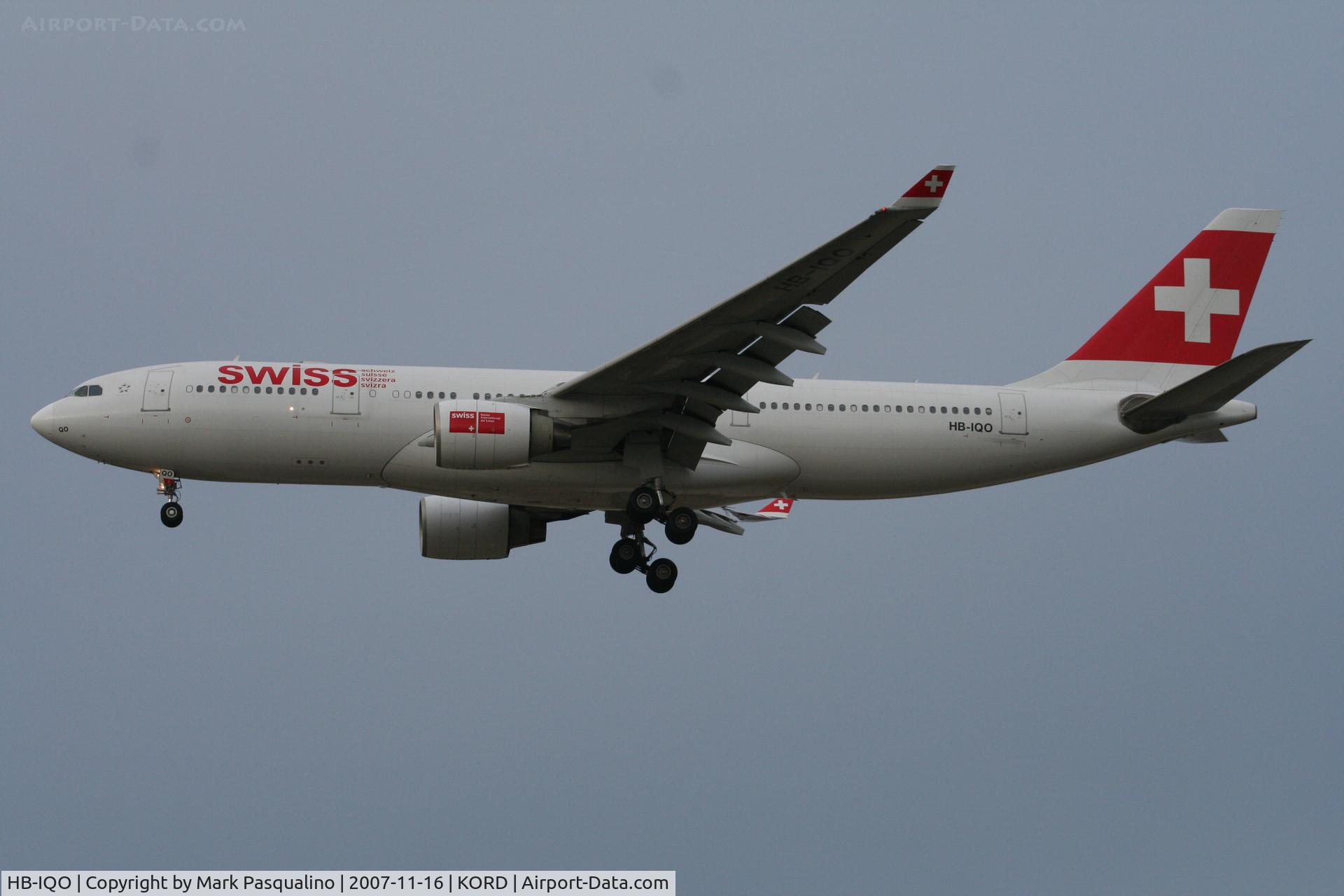 HB-IQO, 2000 Airbus A330-223 C/N 343, Airbus A330