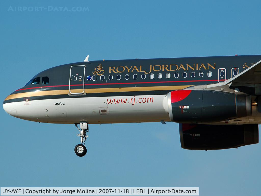 JY-AYF, 2006 Airbus A320-232 C/N 2692, 
