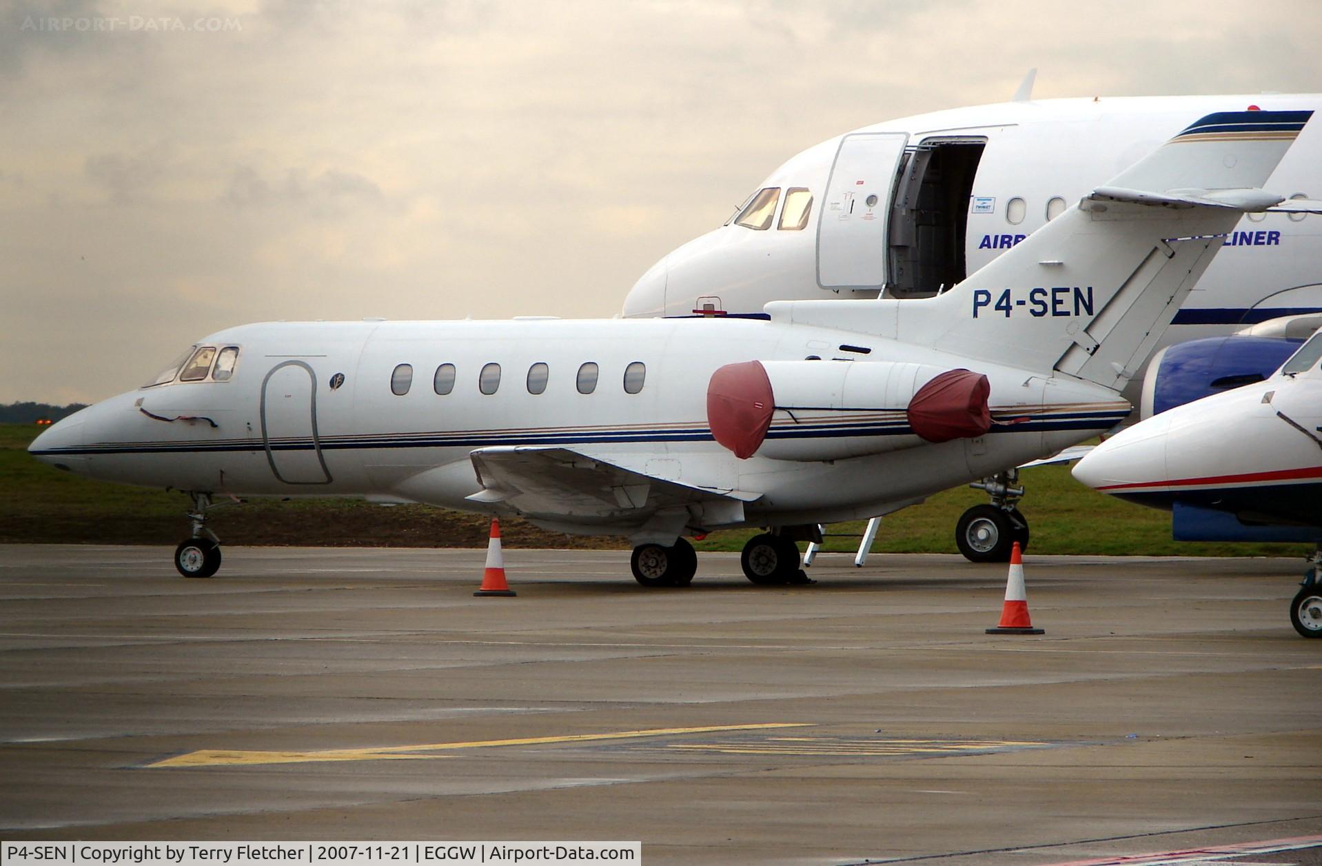 P4-SEN, 2003 Raytheon Hawker 800XP C/N 258617, Hawker 800XP at Luton