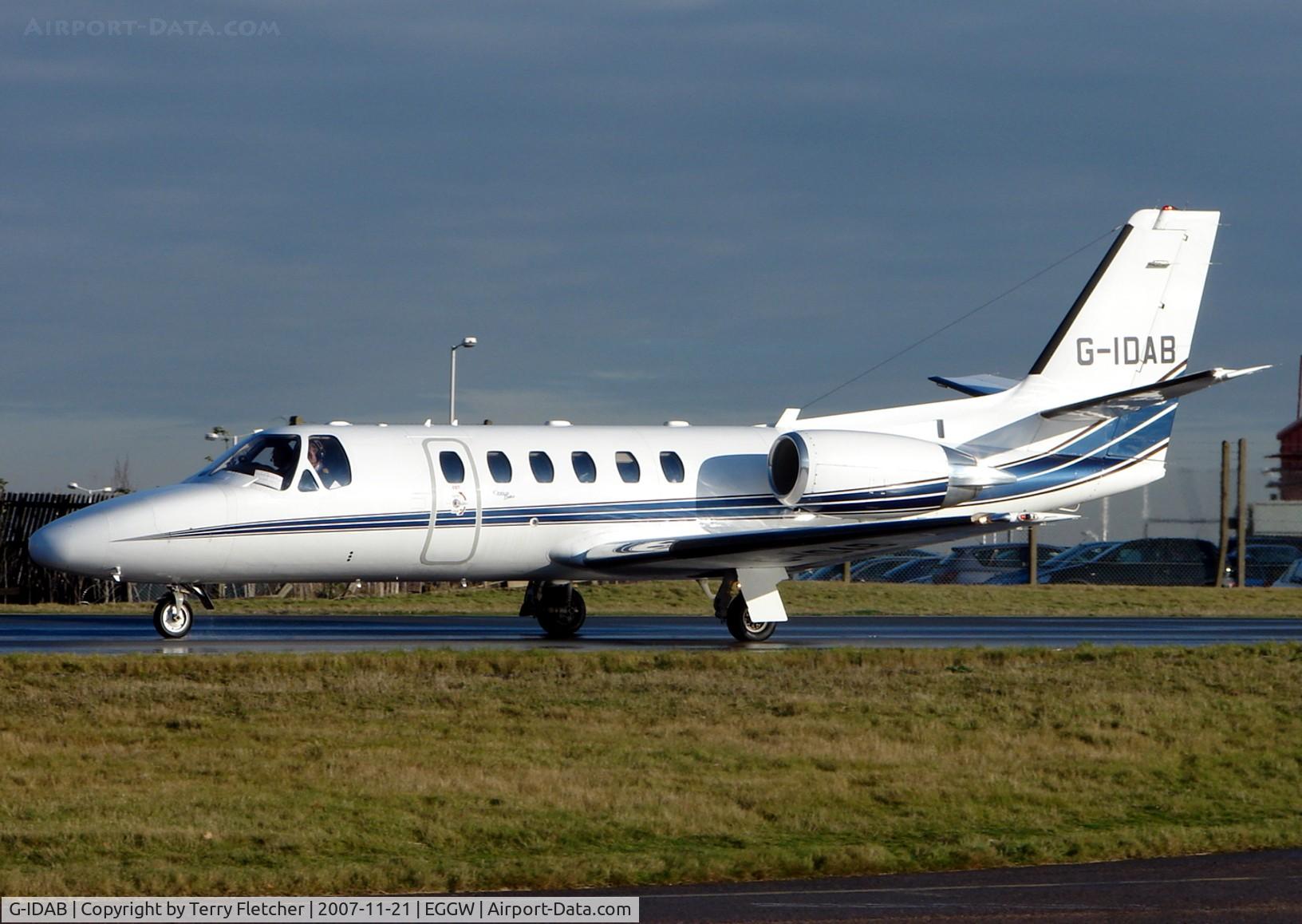 G-IDAB, 2000 Cessna 550 Citation II C/N 550-0917, Formerley registered as EI-DAB
