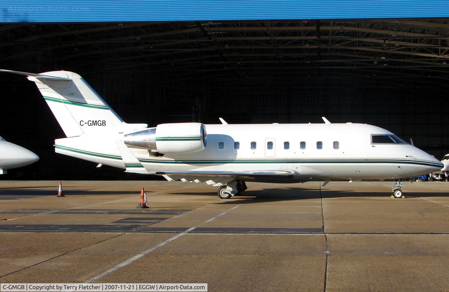 C-GMGB, 1991 Canadair Challenger 601-3A (CL-600-2B16) C/N 5093, Canadian Challenger outside Signature at Luton