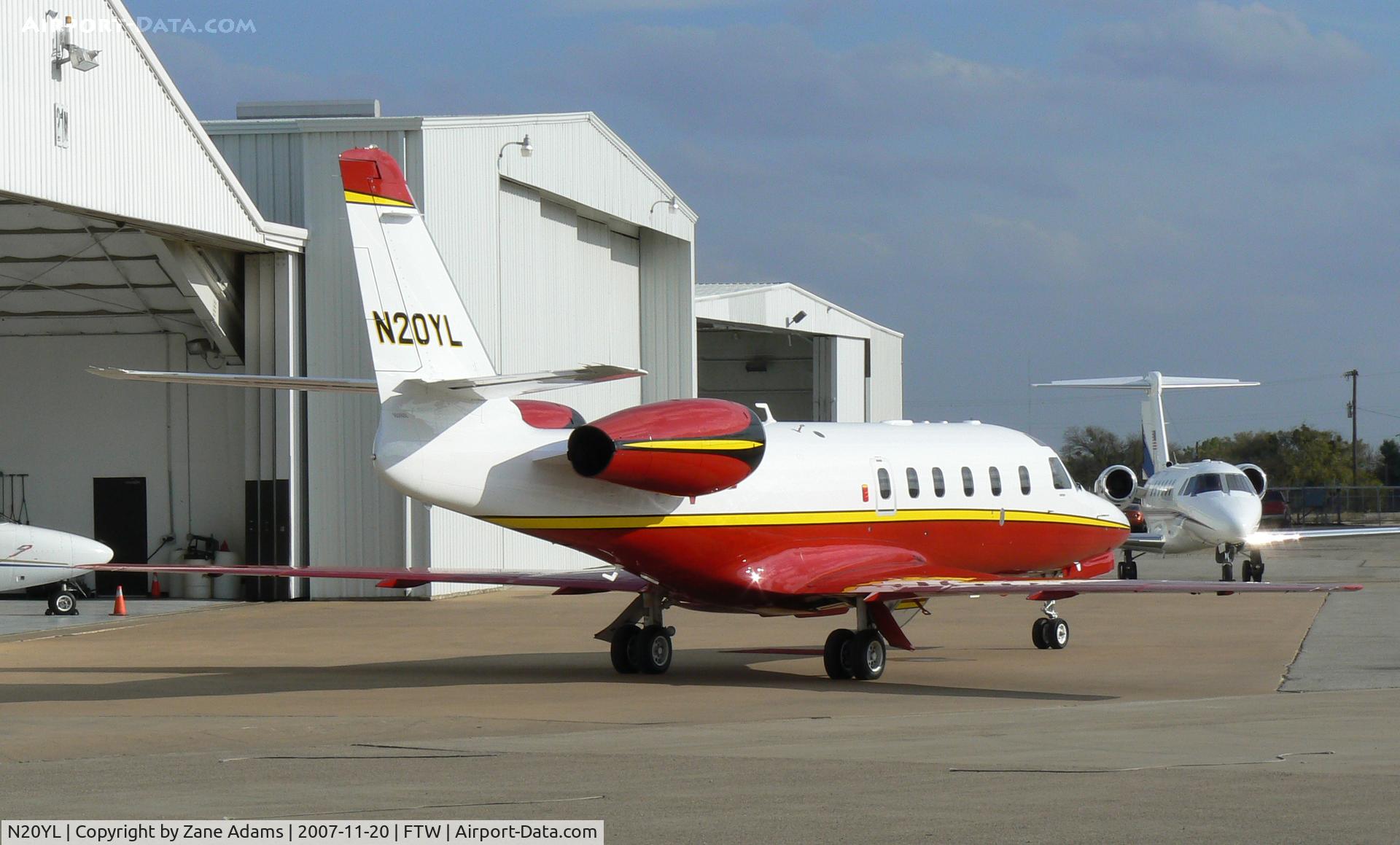 N20YL, 1997 Israel Aircraft Industries IAI-1125 Astra SP C/N 076, At Meacham Field - Ft. Worth