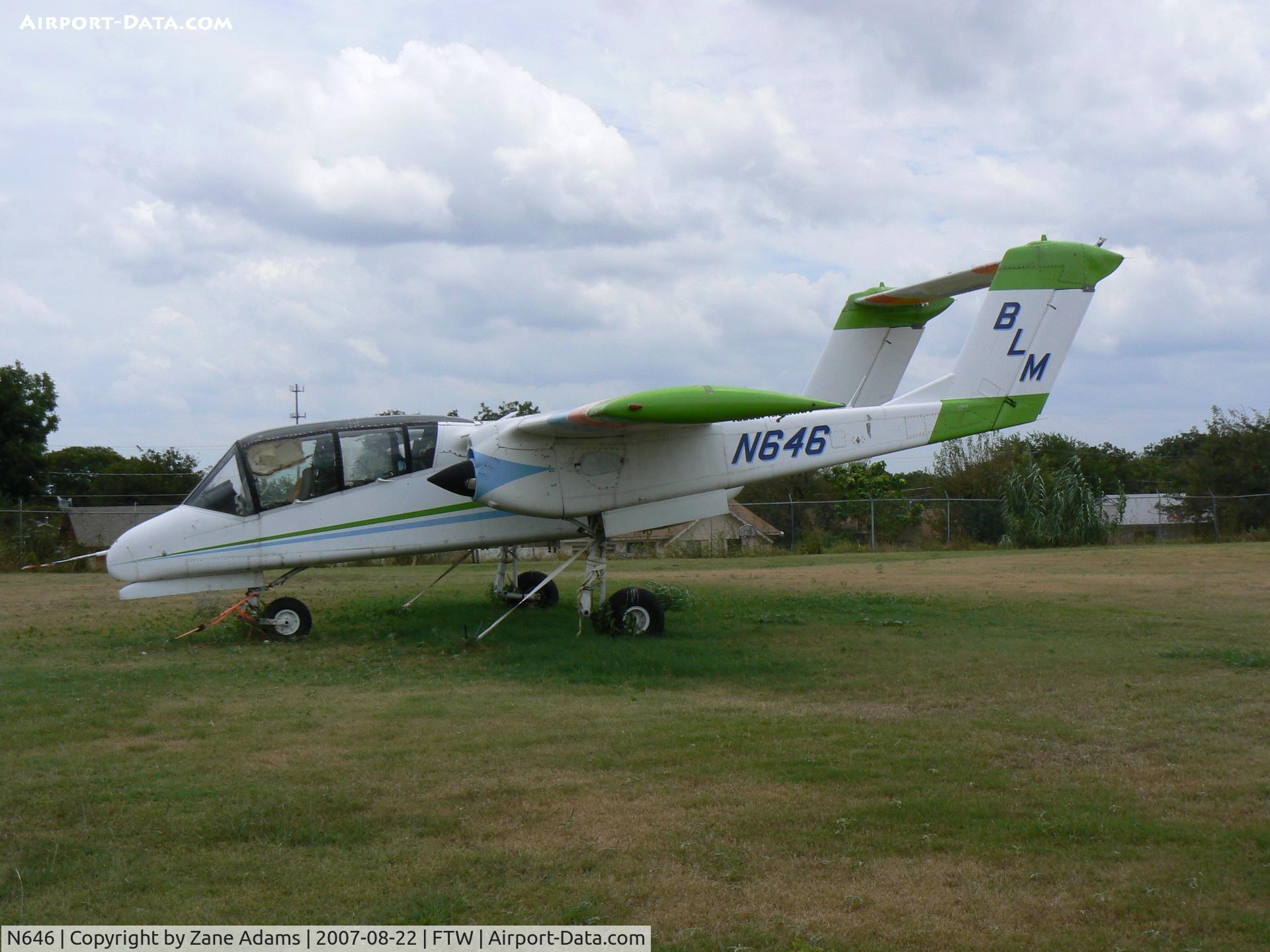 N646, North American OV-10A Bronco C/N 321-151 (68-3825), Former BLM, waiting for restoration to flight status, OV-10 Bronco Assoc.