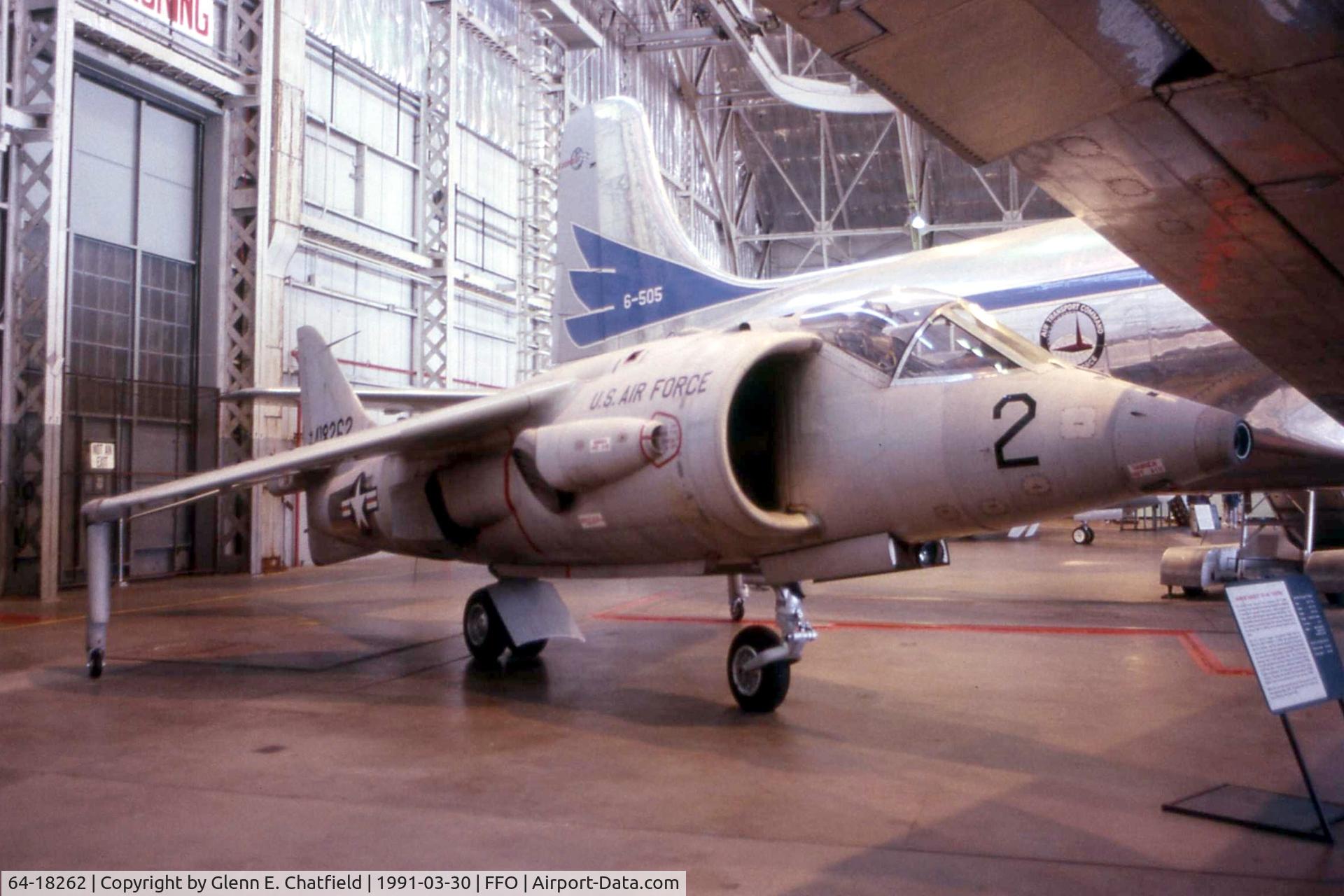 64-18262, 1964 Hawker Siddeley XV-6A Kestrel C/N Not found XS688/64-18262, Kestrel at the National Museum of the U.S. Air Force