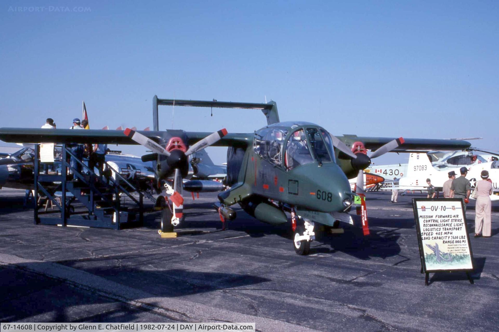 67-14608, 1967 North American Rockwell OV-10A Bronco C/N 305-16,  At the Dayton International Air Show.  