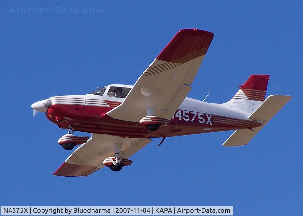 N4575X, 1975 Piper PA-28-181 C/N 28-7690034, Approach to 17L