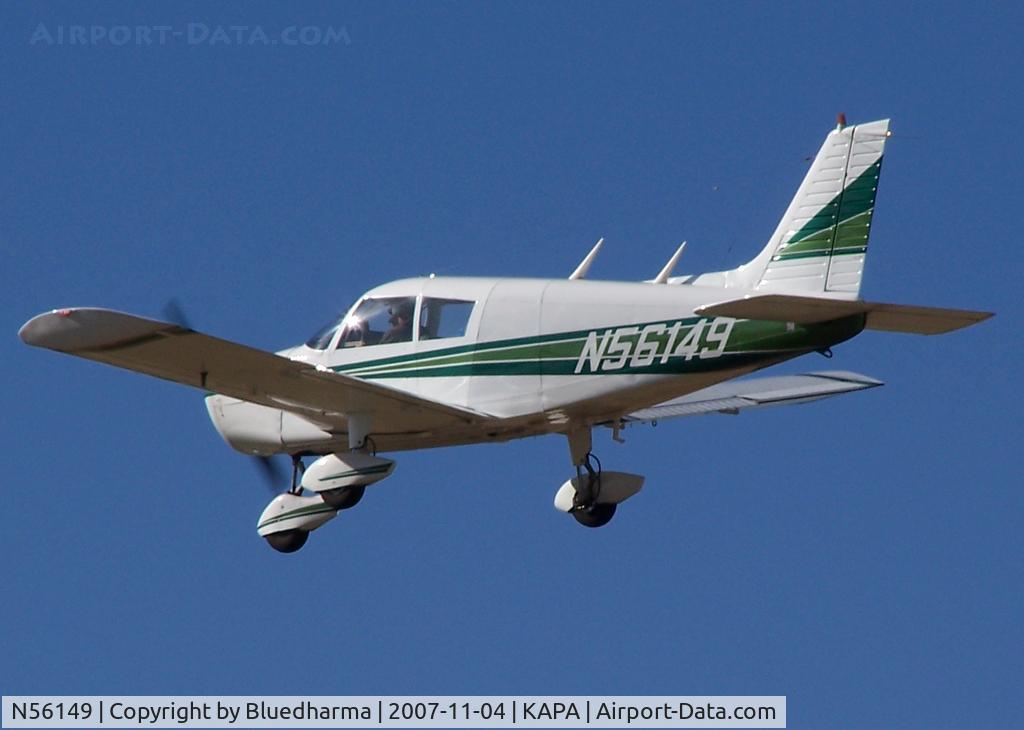 N56149, 1973 Piper PA-28-140 Cherokee C/N 28-7325579, Approach to 17L