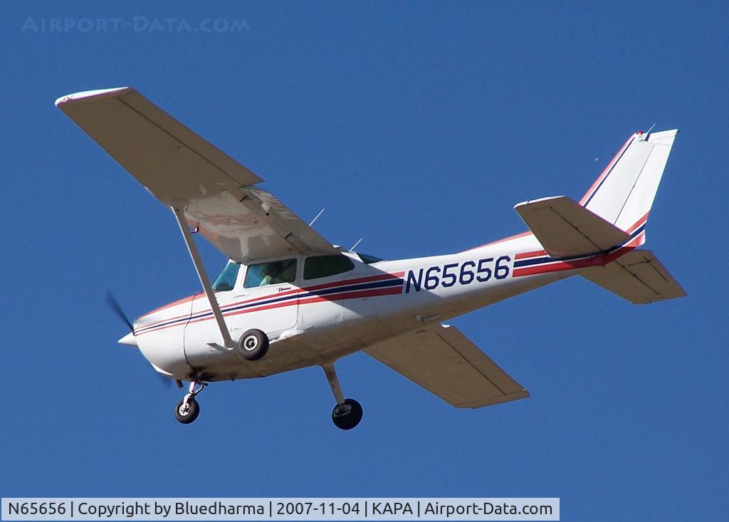 N65656, 1982 Cessna 172P C/N 17275802, Approach to 17L
