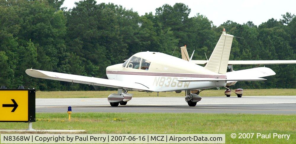 N8368W, 1965 Piper PA-28-180 C/N 28-2565, In the que for taxi then take-off