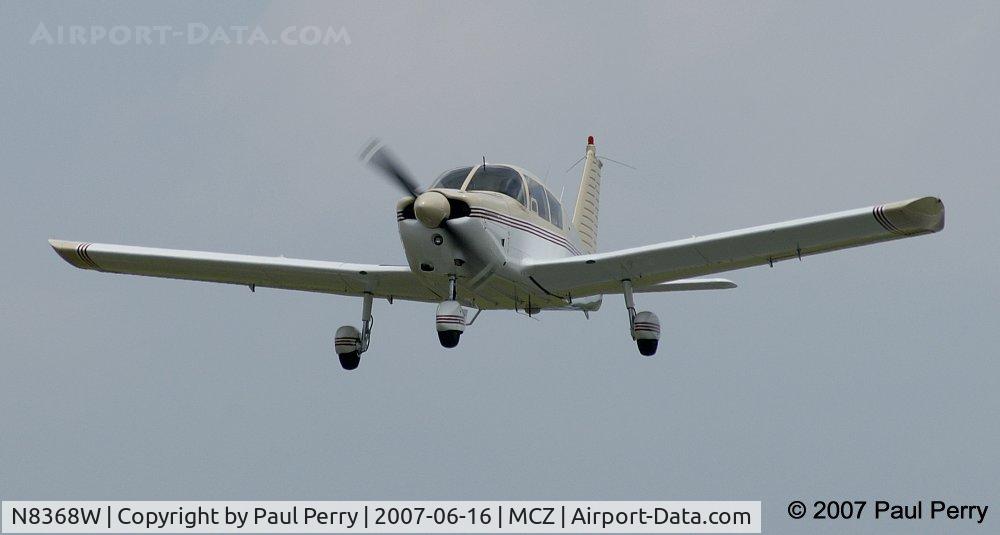 N8368W, 1965 Piper PA-28-180 C/N 28-2565, She is a pretty little thing with the wind under her wings