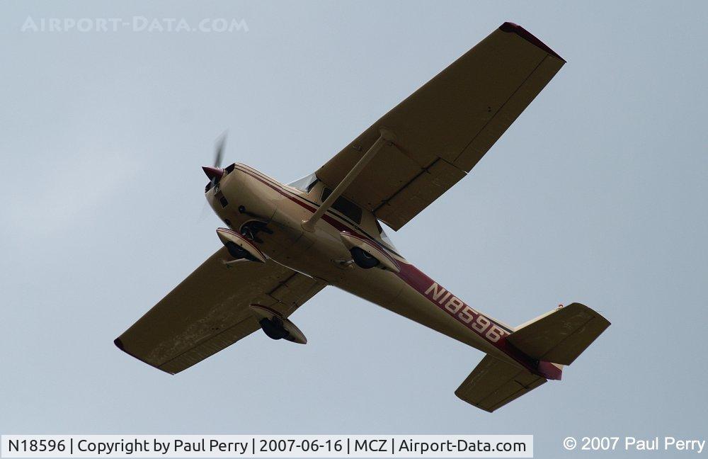 N18596, 1972 Cessna 150L C/N 15073972, Another Cessna taking her leave