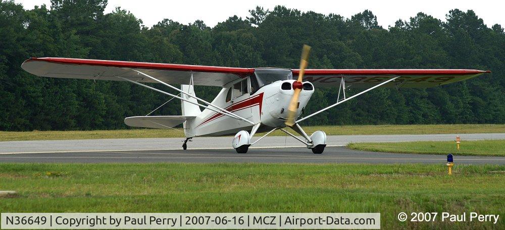 N36649, 1941 Aeronca 65-CA Super Chief C/N C17241, A steady stream of new guests, especially taildraggers!