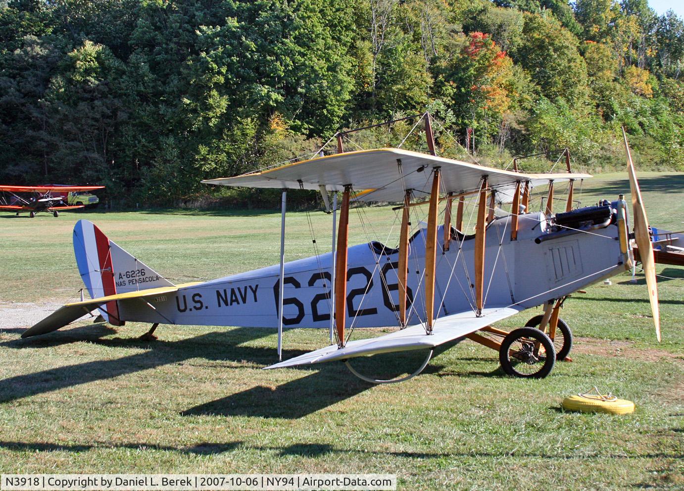 N3918, 1919 Curtiss JN-4H Jenny C/N 3919, Old Rhinebeck is home to this lovely old Jenny.
