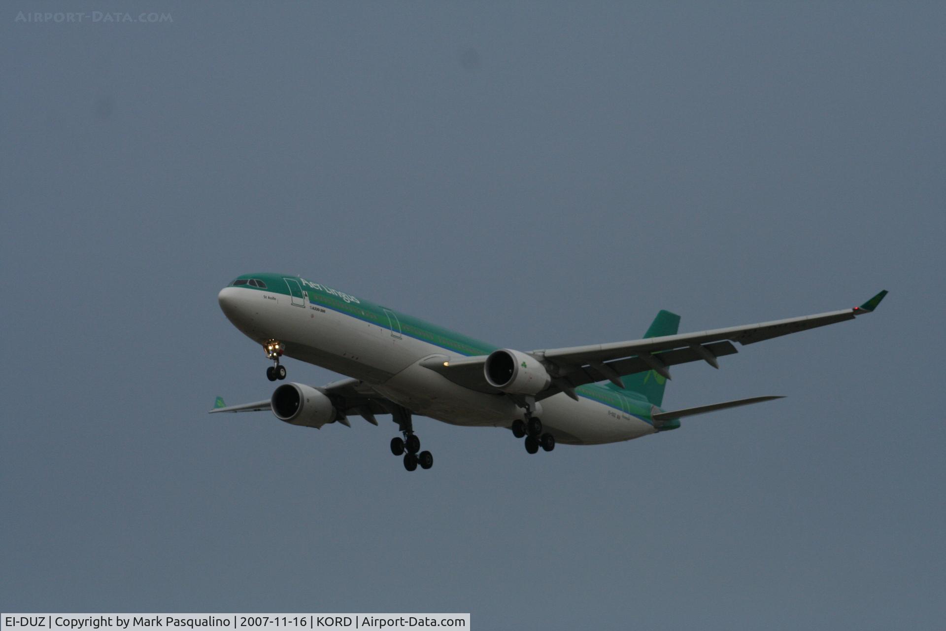 EI-DUZ, 2007 Airbus A330-302 C/N 847, Airbus A330