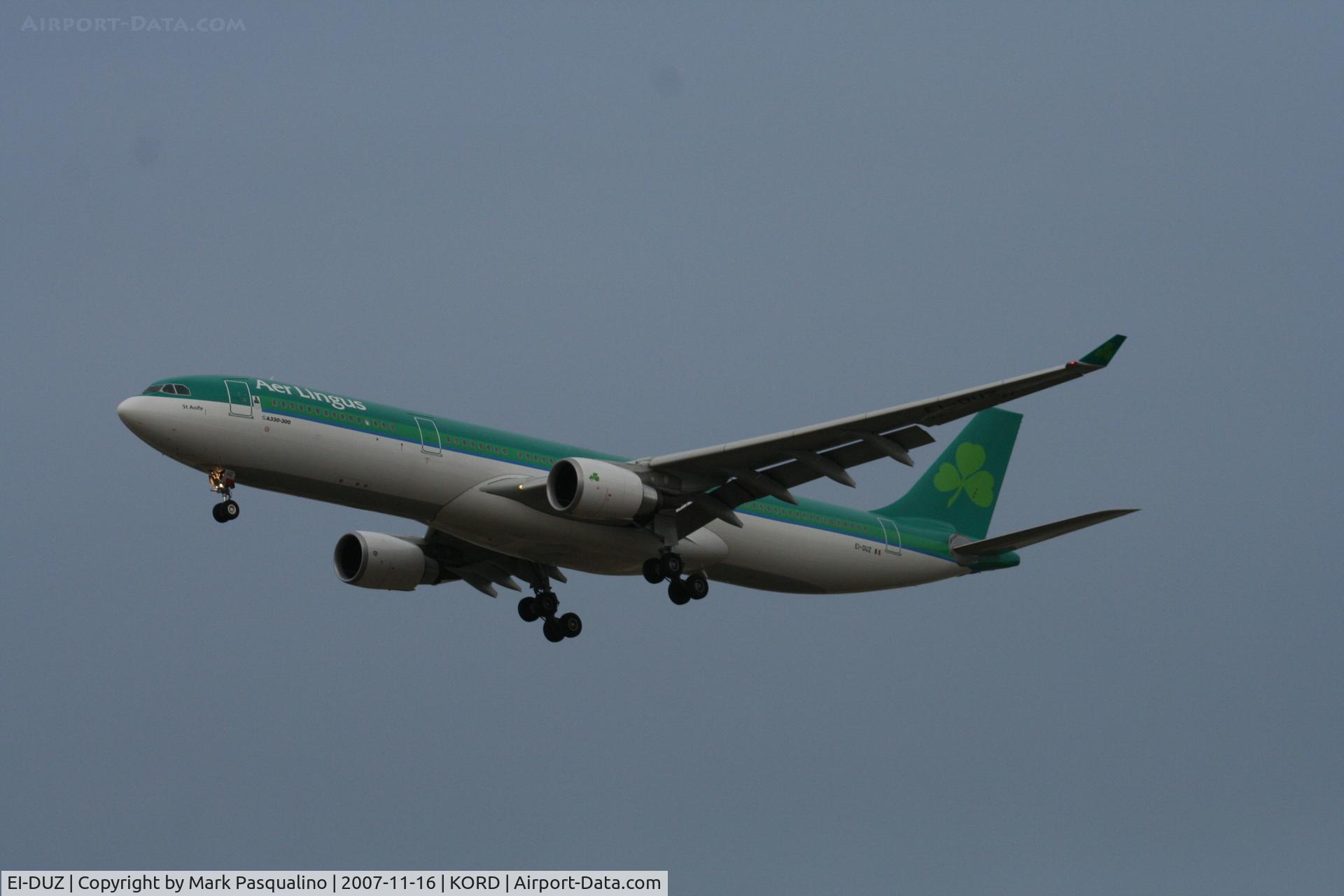 EI-DUZ, 2007 Airbus A330-302 C/N 847, Airbus A330