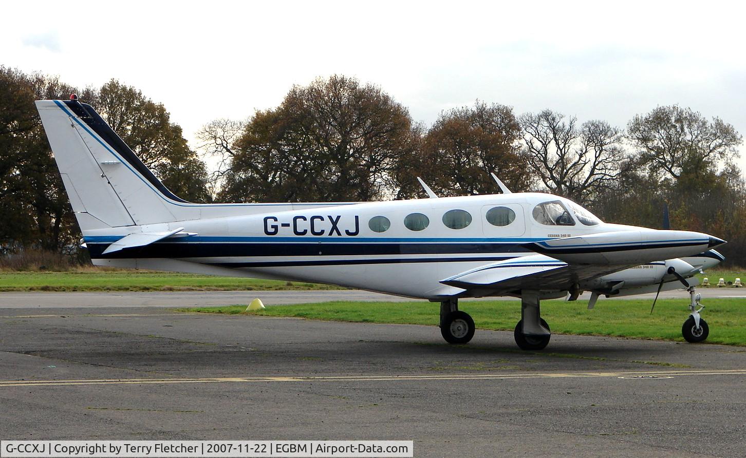 G-CCXJ, 1980 Cessna 340A C/N 340A0912, Visitor to Tatenhill