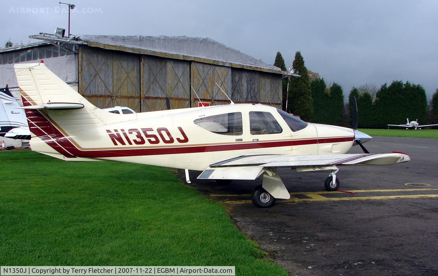 N1350J, 1976 Rockwell International 112B Commander C/N 516, Visiting Tatenhill