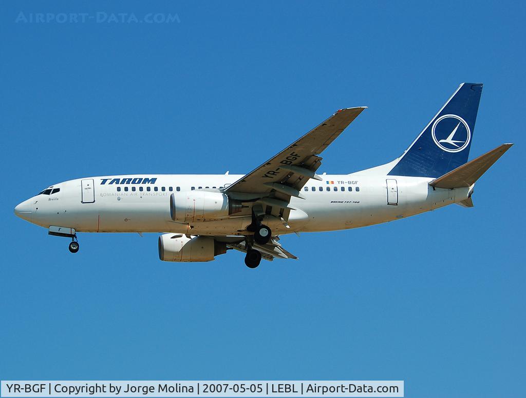 YR-BGF, 2001 Boeing 737-78J C/N 28440, 