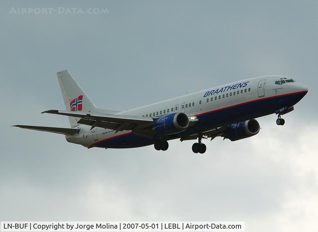 LN-BUF, 1997 Boeing 737-405 C/N 25795, 