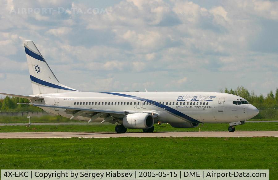 4X-EKC, 1999 Boeing 737-858 C/N 29959, Boeing 737-858 at DME