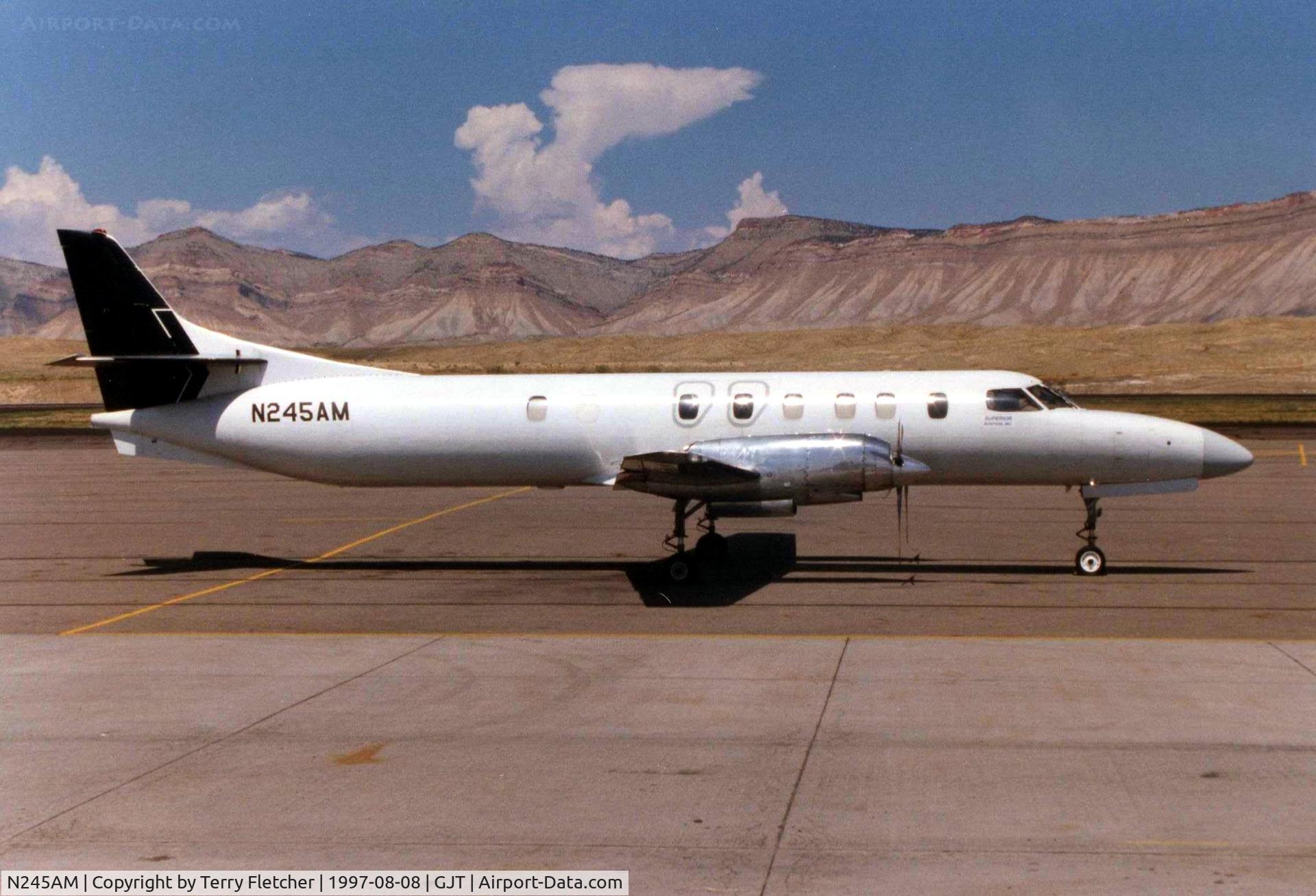 N245AM, 1978 Swearingen SA226TC C/N TC265, Superior Aviation Metro at Grand Junction