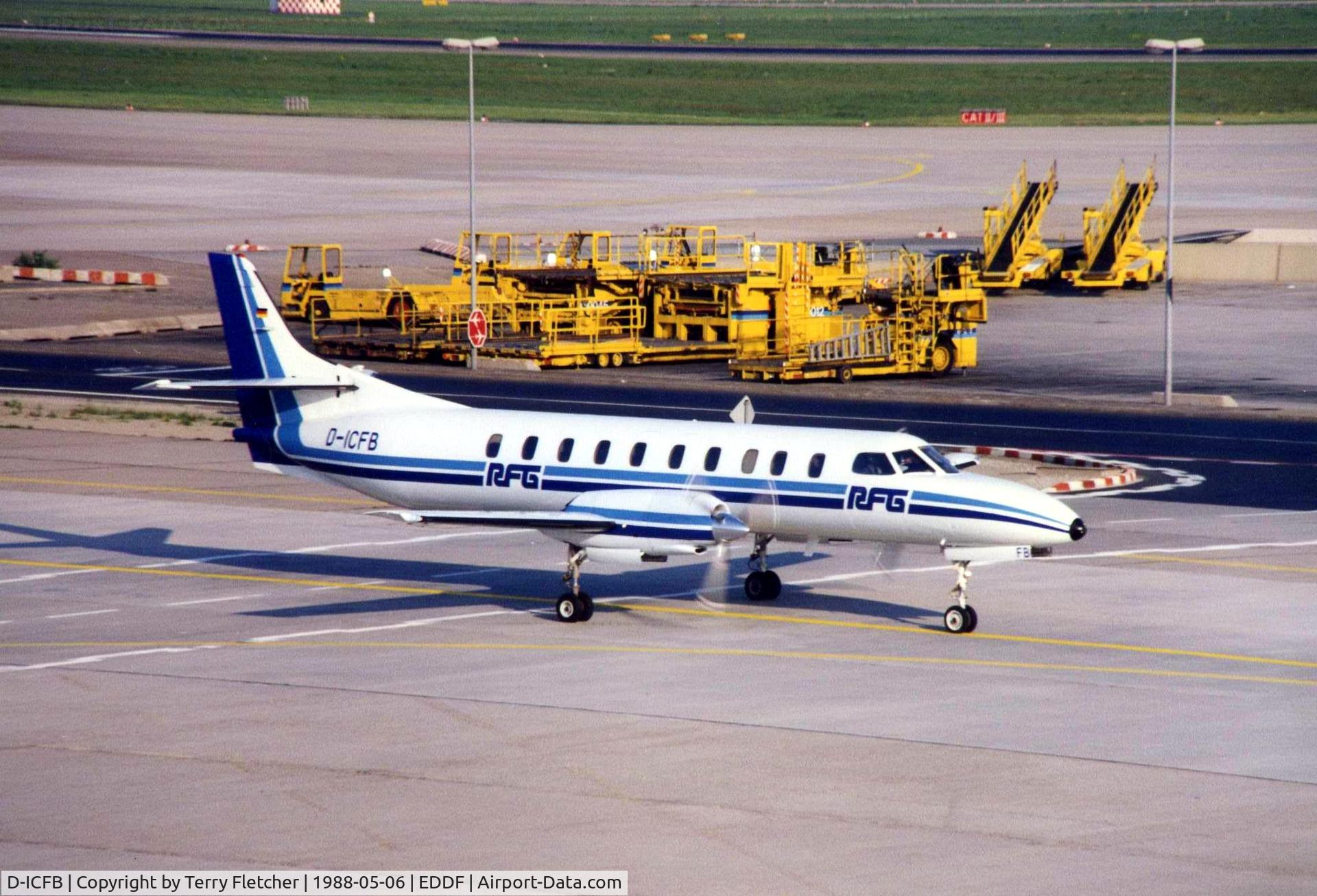D-ICFB, 1977 Swearingen SA-226AT Merlin IVA C/N AT-058, RFG's Merlin SA226AT  c/n AT-058 at Frankfurt
