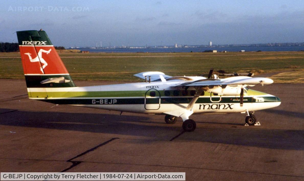 G-BEJP, 1977 De Havilland Canada DHC-6-310 Twin Otter C/N 525, Manx Twin Otter at Speke Airport