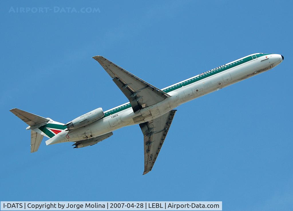 I-DATS, 1995 McDonnell Douglas MD-82 (DC-9-82) C/N 53235, Taking off RWY 07R.