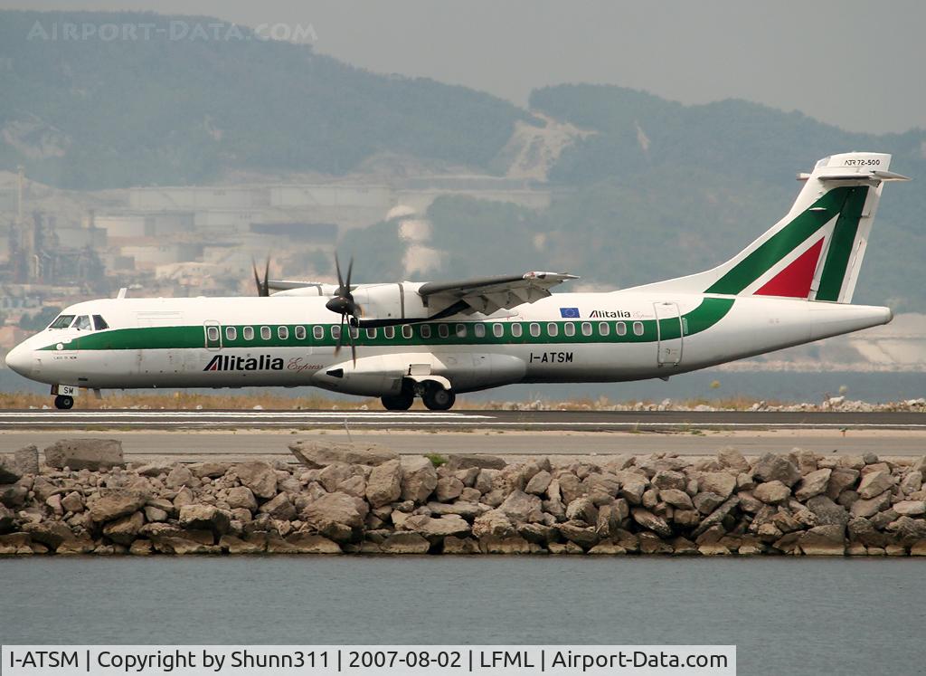 I-ATSM, 2002 ATR 72-212A C/N 702, Landing rwy 15L