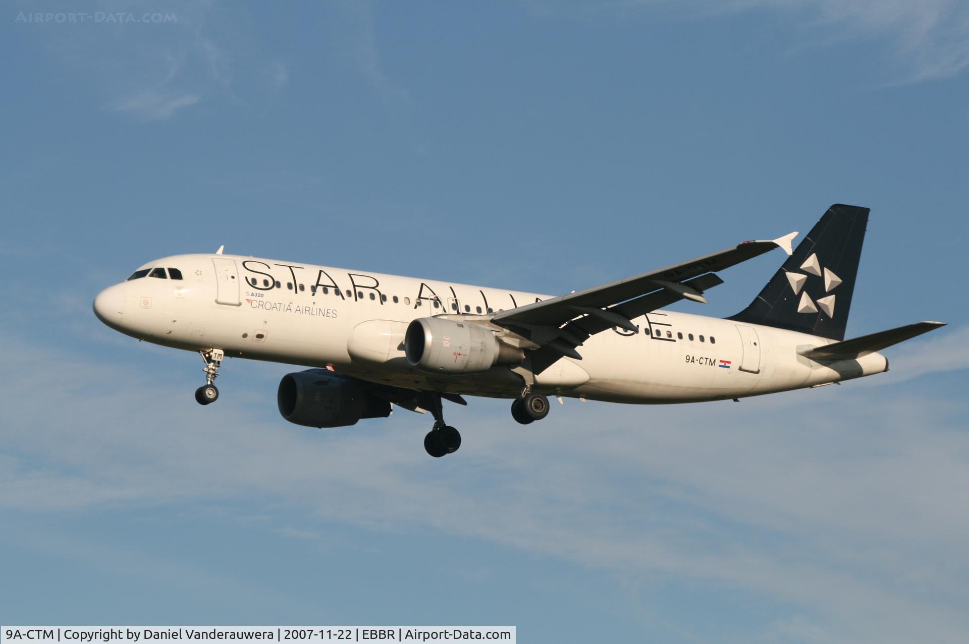9A-CTM, 1997 Airbus A320-212 C/N 0671, arrival of flight OU456 to rwy 25L