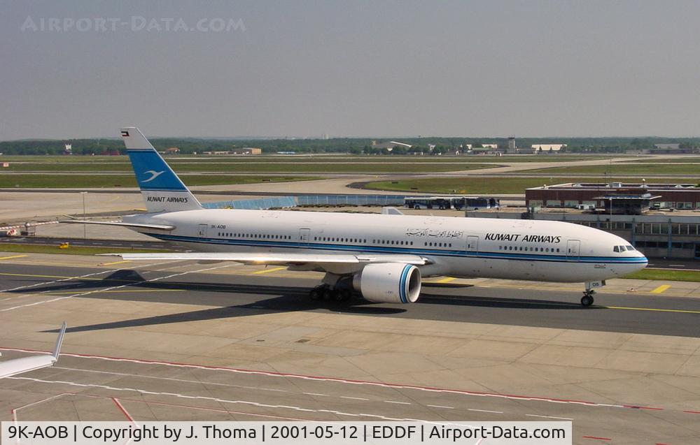 9K-AOB, 1998 Boeing 777-269/ER C/N 28744, Boeing 777-200