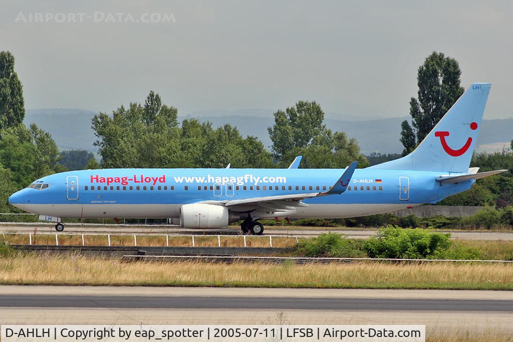 D-AHLH, 2001 Boeing 737-8K5 C/N 30783, taxi on bravo
