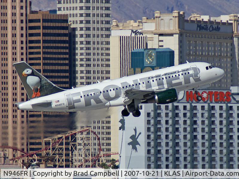 N946FR, 2006 Airbus A319-111 C/N 2763, Frontier Airlines - 'Perry - the Horned Puffin' / 2006 Airbus A319-111