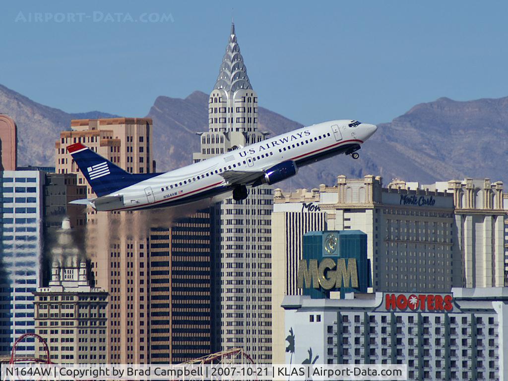 N164AW, 1986 Boeing 737-33A C/N 23625, US Airways / 1986 Boeing 737-33A