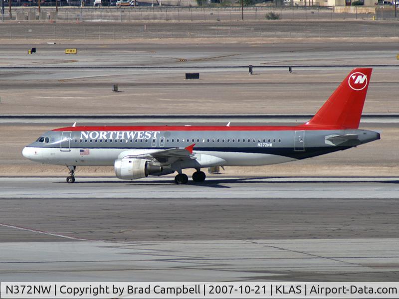 N372NW, 2001 Airbus A320-212 C/N 1633, Northwest Airlines / 2001 Airbus Industrie A320-212