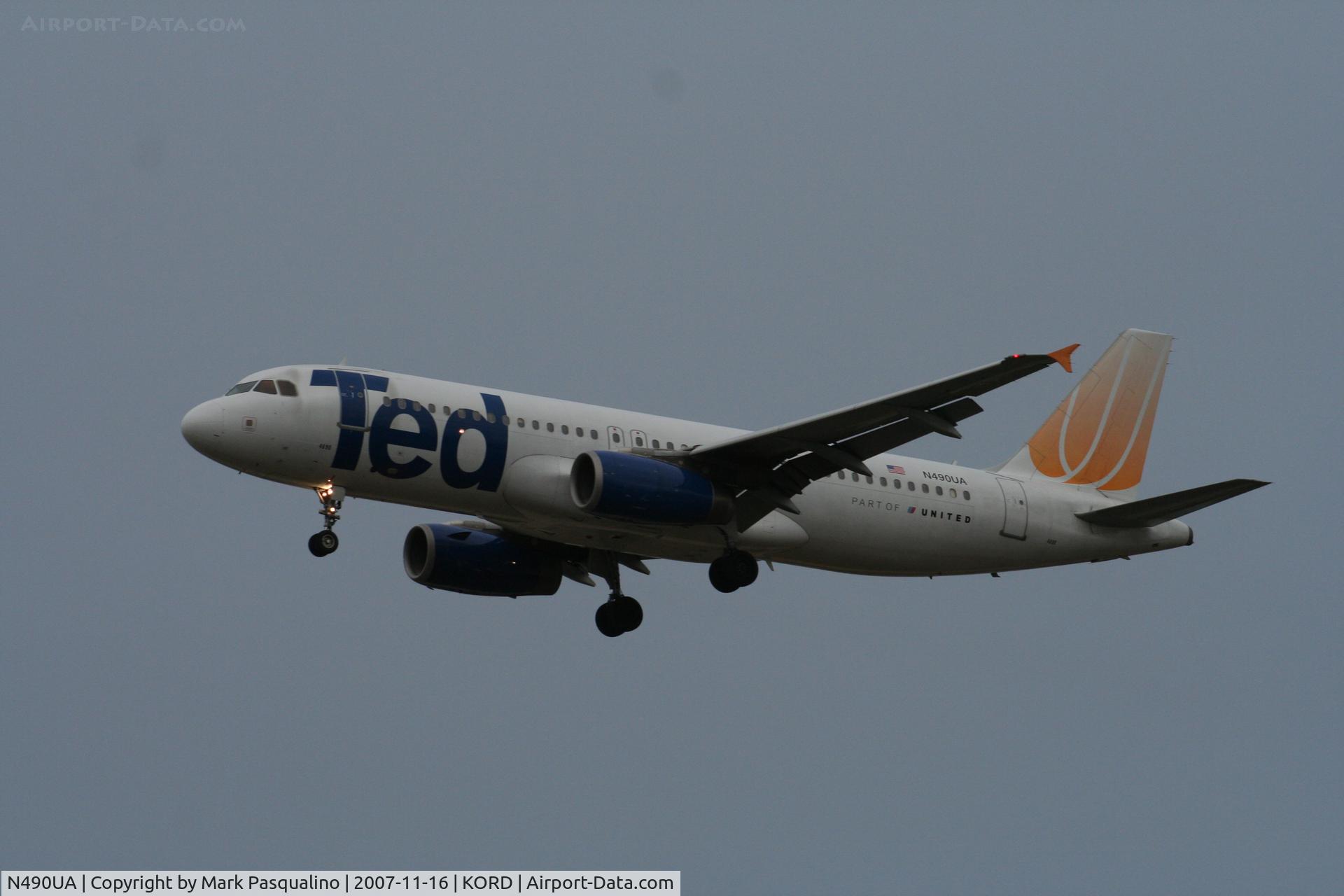 N490UA, 2002 Airbus A320-232 C/N 1728, Airbus A320