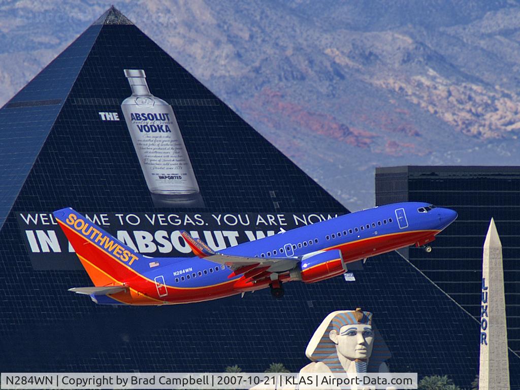 N284WN, 2007 Boeing 737-7H4 C/N 32535, Southwest Airlines / 2007 Boeing 737-7H4