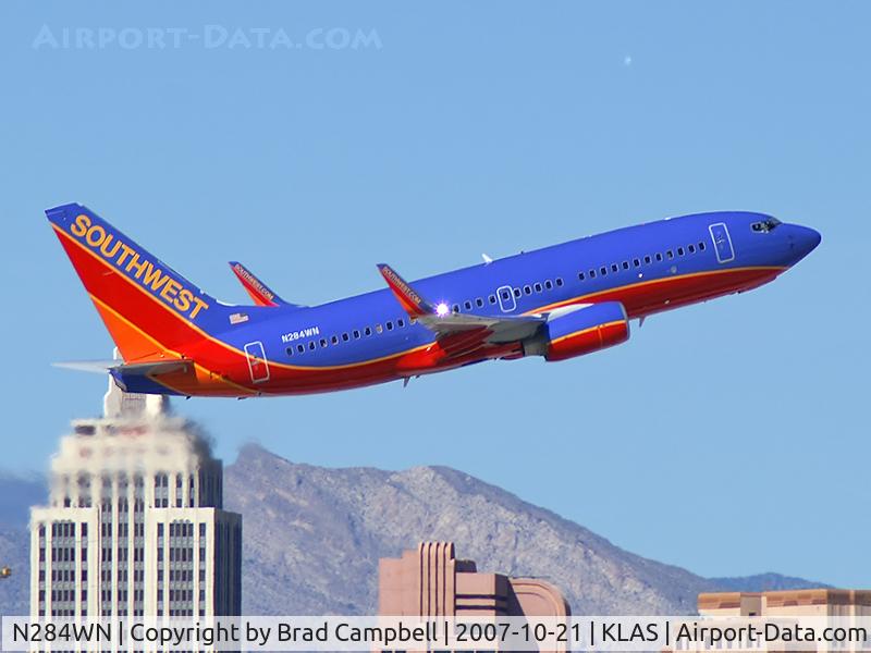 N284WN, 2007 Boeing 737-7H4 C/N 32535, Southwest Airlines / 2007 Boeing 737-7H4