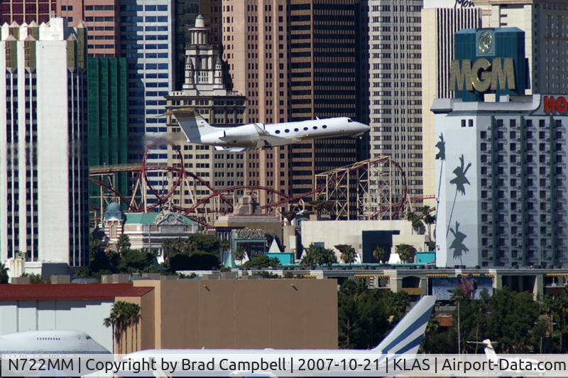 N722MM, 2007 Gulfstream Aerospace GIV-X (350) C/N 4086, 350 Leasing Co. II LLC - Las Vegas, Nevada / 2007 Gulfstream Aerospace GIV-X