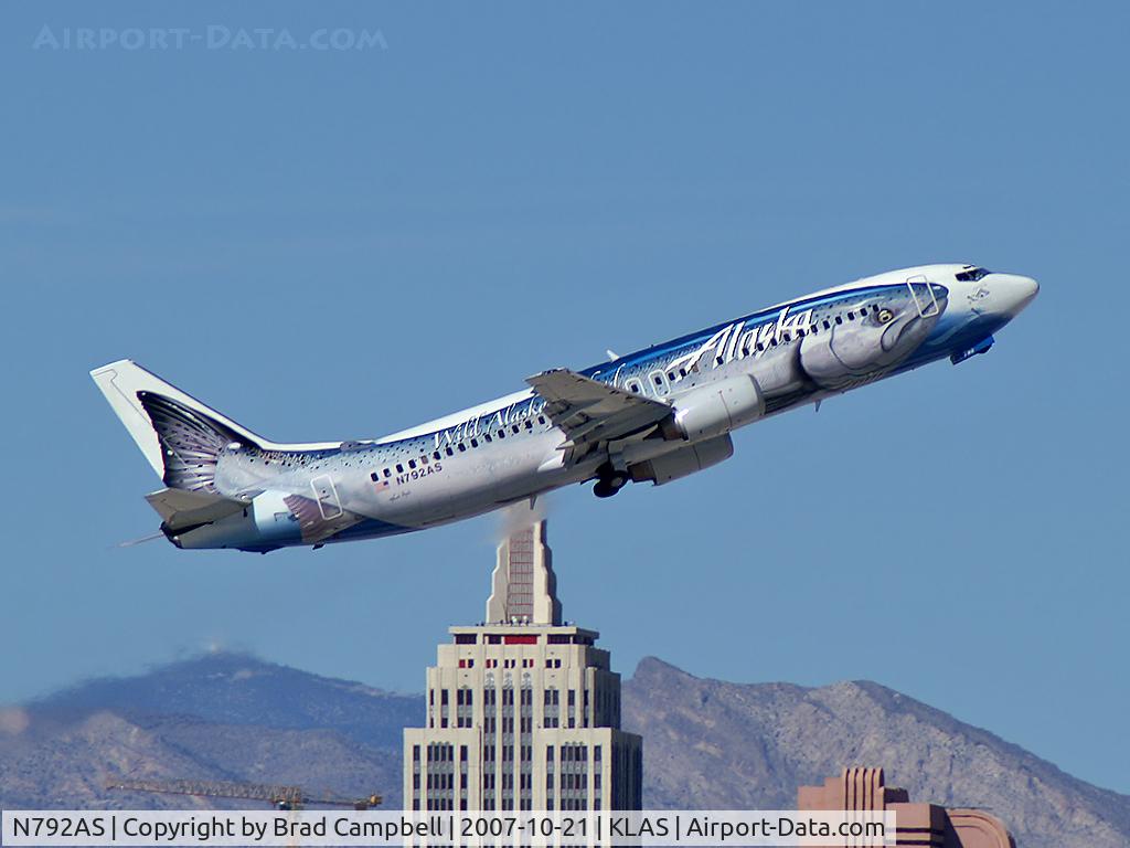 N792AS, 1997 Boeing 737-490 C/N 28887, Alaska Airlines - 'Salmon-Thirty-Salmon' / 1997 Boeing 737-490