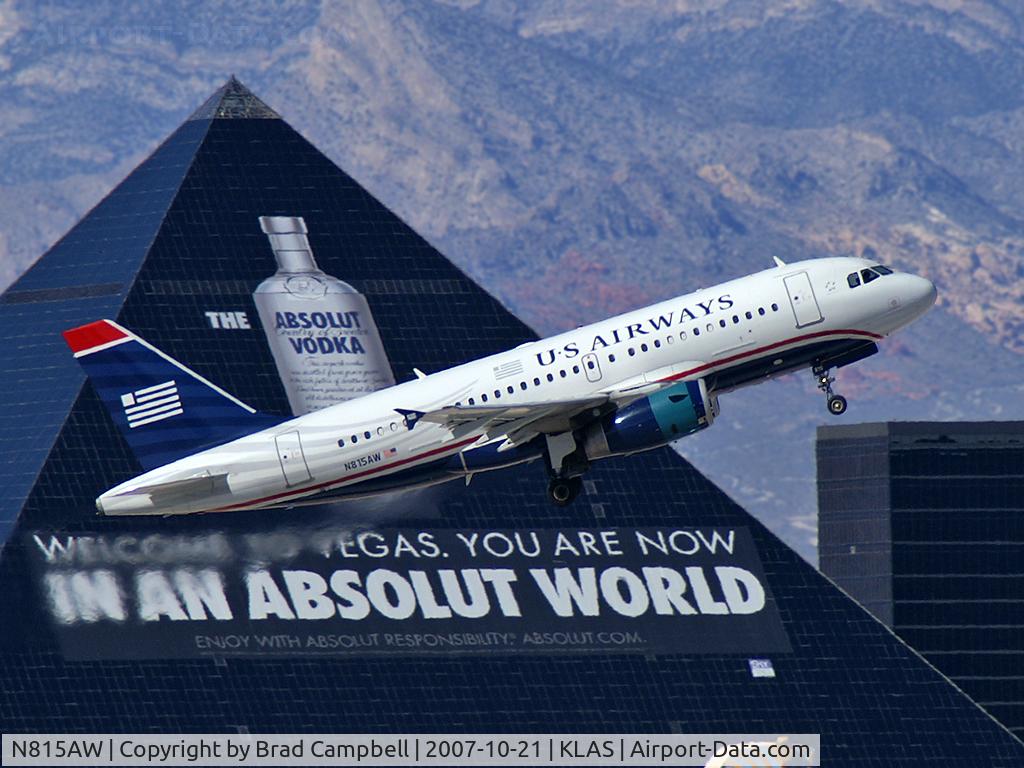 N815AW, 2000 Airbus A319-132 C/N 1323, US Airways / 2000 Airbus Industrie A319-132