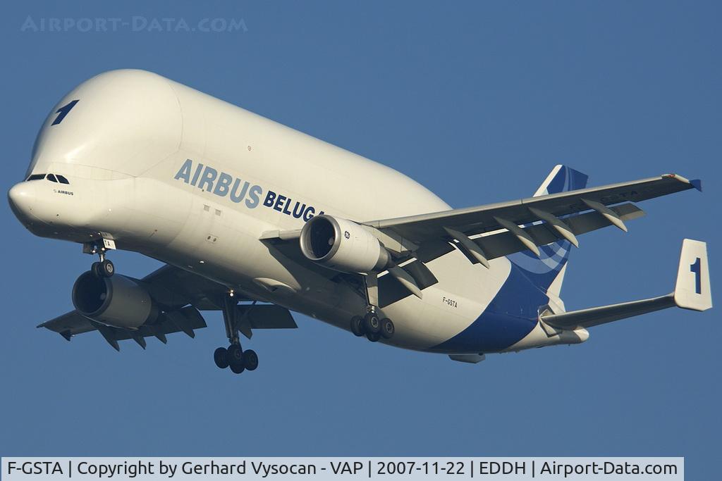 F-GSTA, 1994 Airbus A300B4-608ST Super Transporter C/N 655, wow