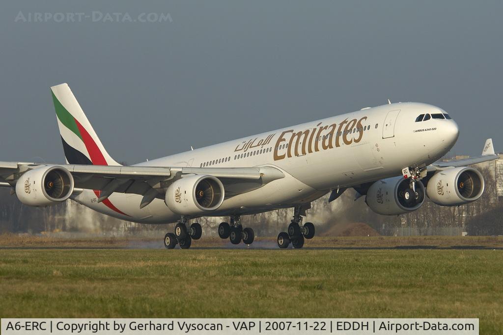 A6-ERC, 2003 Airbus A340-541 C/N 485, wow
