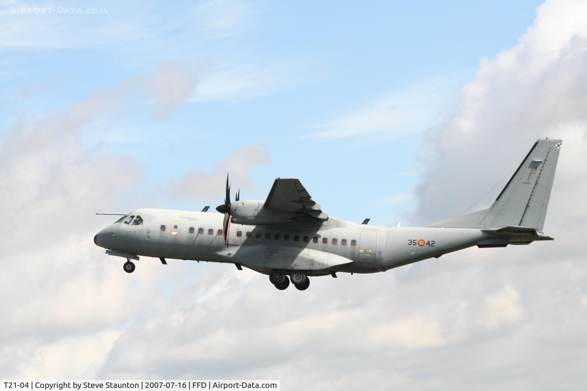T21-04, 2003 CASA C-295M C/N EA03-04-005, Royal International Air Tattoo 2007