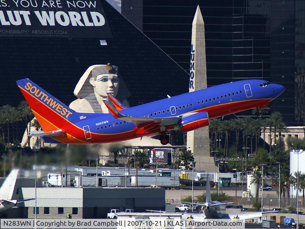 N283WN, 2007 Boeing 737-7H4 C/N 36610, Southwest Airlines / Boeing 737-7H4