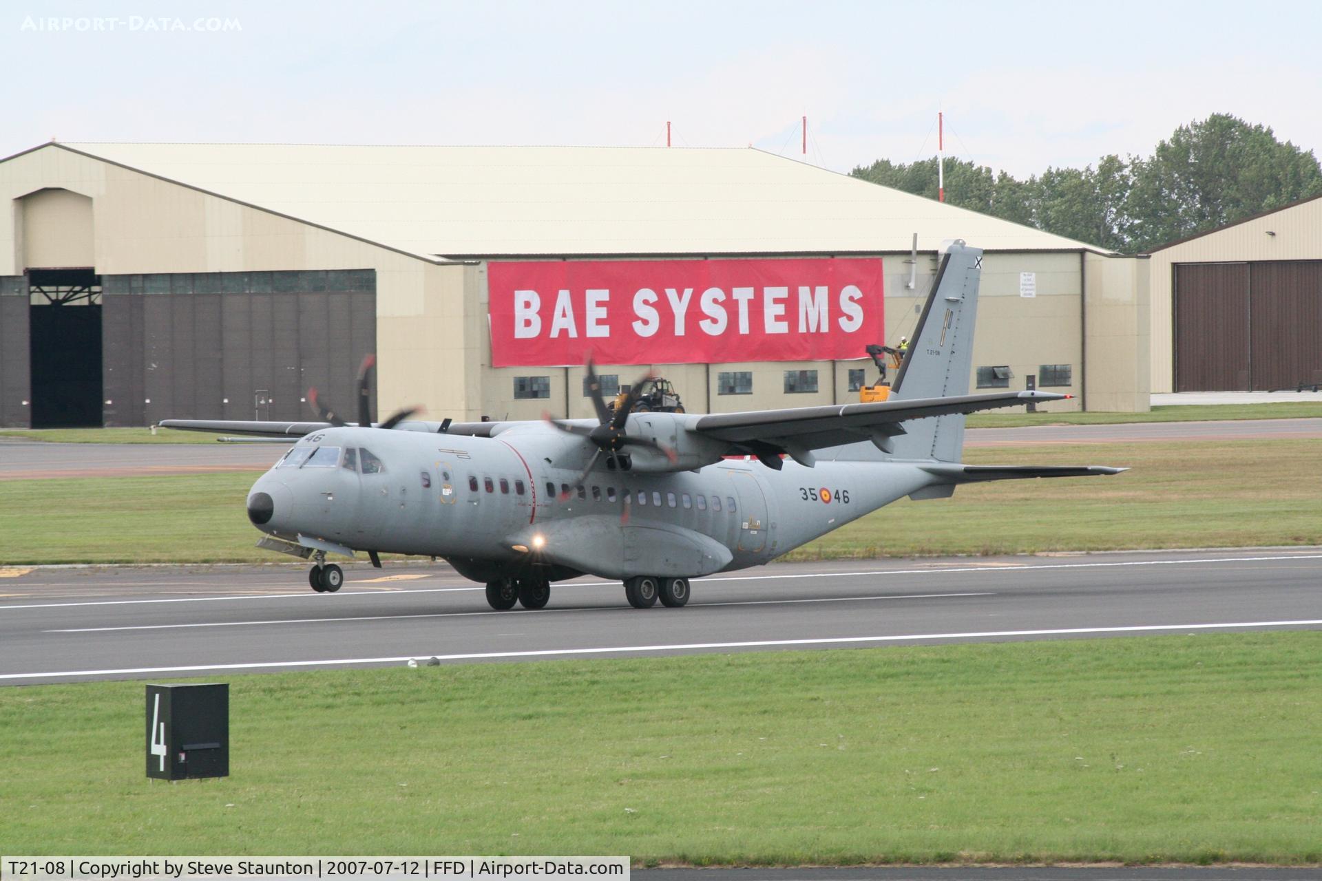 T21-08, CASA C-295M C/N EA03-12-016, Royal International Air Tattoo 2007